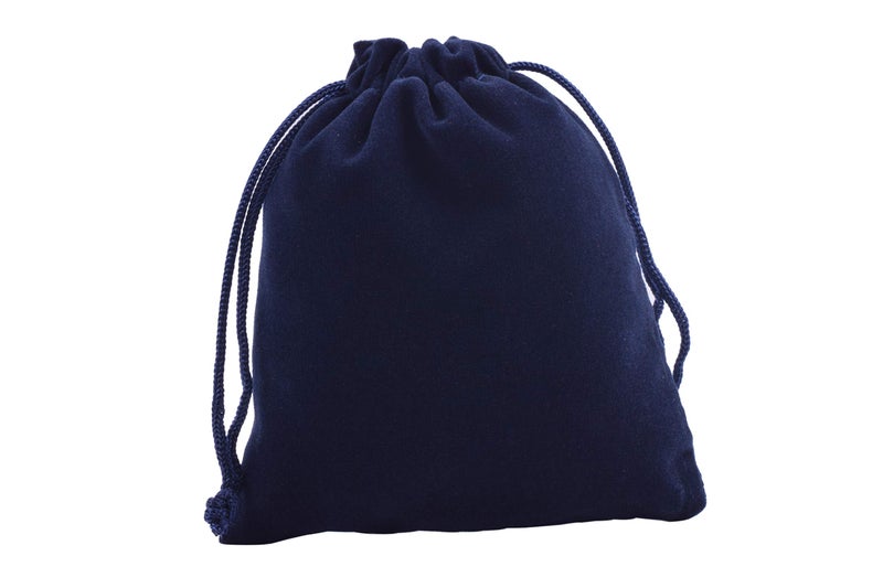 Sansam 25pcs Navy Drawstrings Velvet Bags for Jewelry, Gift, Wedding Favors, Candy Bags, Party Favors, 4.8x6.0'' - Image 2